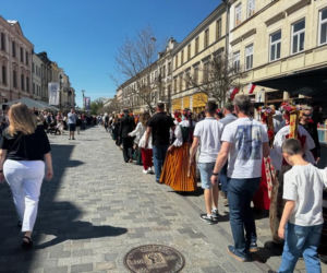 Rekordowy polonez na ulicach miasta. Tak mieszkańcu Lublina świętowali 3 maja
