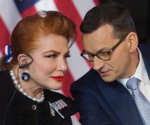Ambasador gani premiera. Georgette Mosbacher, Mateusz Morawiecki