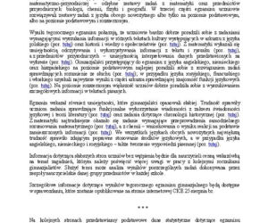 Wyniki egzaminu gimnazjalnego 2014 - wstępny raport CKE