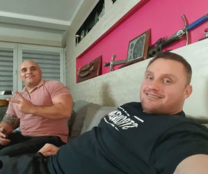Krzysztof Radzikowski i Dominik Abus