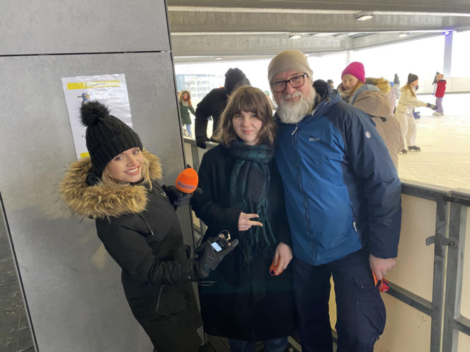 Kryte lodowisko przy Hali Urania