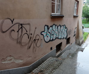Kamienne Schodki zniszczone przez wandali