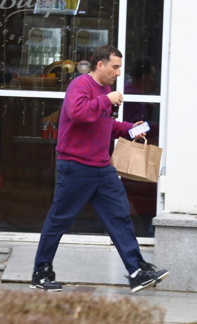 Michał Koterski z dziewczyną na spacerze