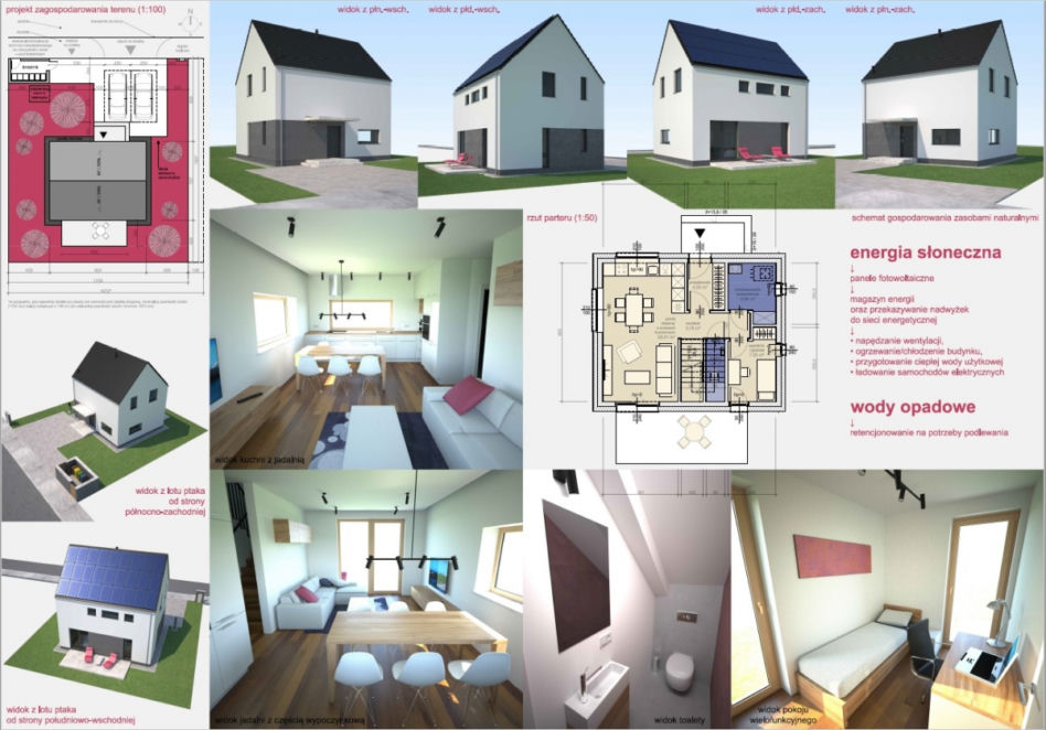 Konkurs na projekt domu o powierzchni do 70 metrów kwadratowych: wyniki