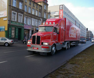 Świąteczny konwój Coca-coli