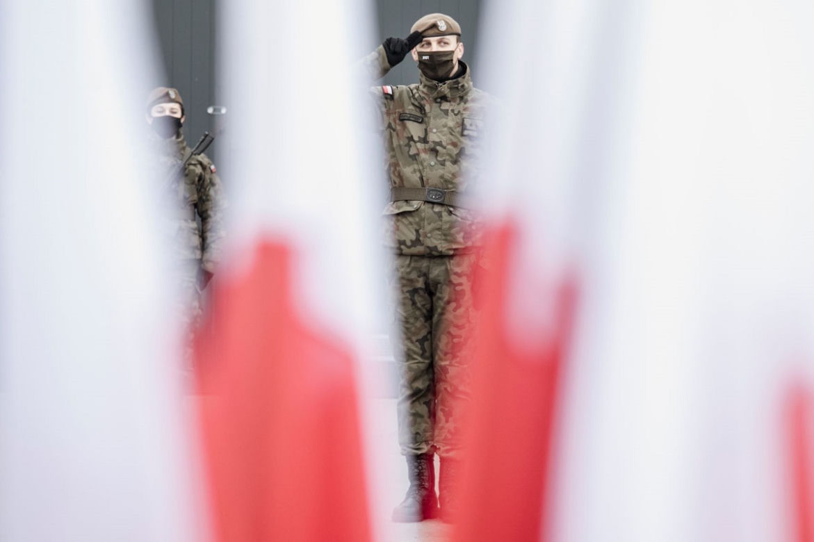 Przysięga terytorialsów w Jarosławiu. 14 kobiet założyło mundur [ZDJĘCIA]