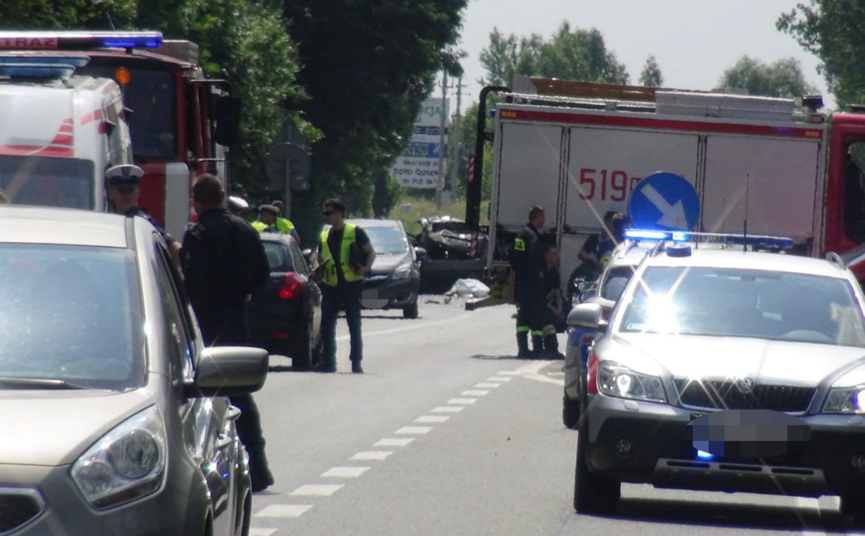 Potworny wypadek w Grębiszewie. Zginęła rodzina