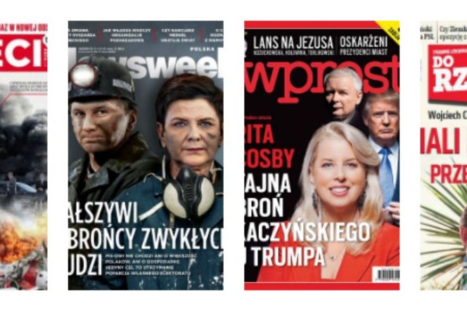 Okładki tygodników. Newsweek: Fałszywi obrońcy zwykłych ludzi