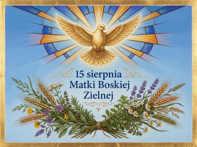 Kartki na dzień dobry 15 sierpnia
