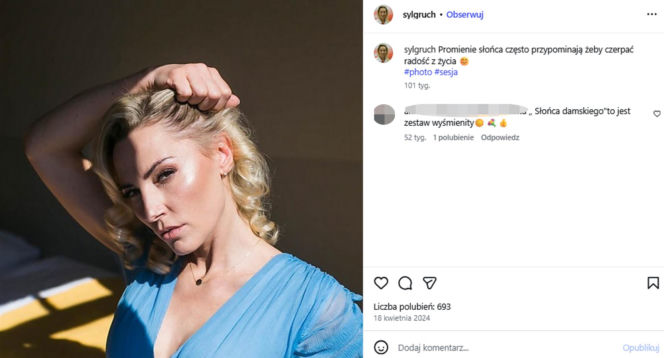 Tak zmieniała się Sylwia Gruchała