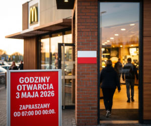 Czy McDonald's jest otwarty 3 maja 2026?