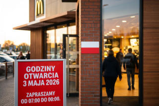 Czy McDonald's jest otwarty 3 maja 2026?