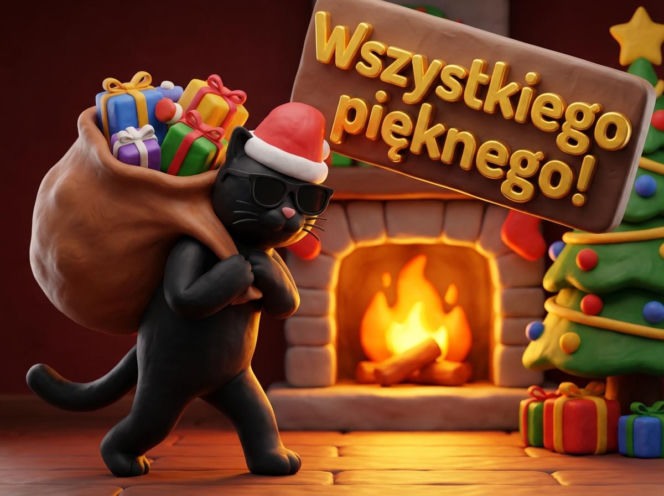 Kartki z życzeniami na Boże Narodzenie 2025 - darmowe wzory do pobrania