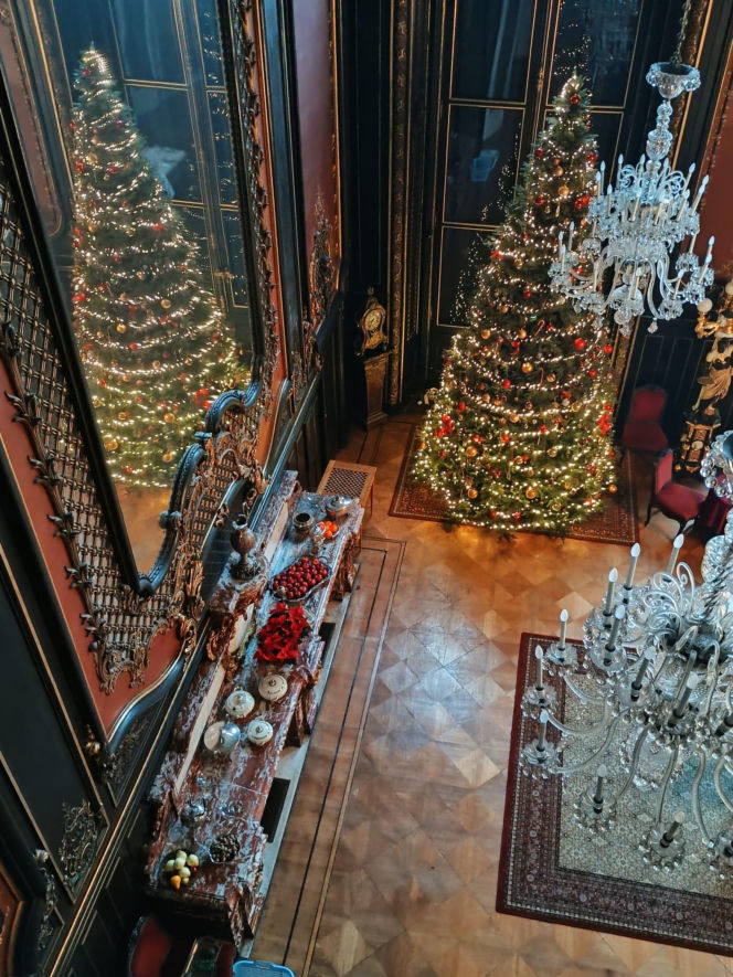 Plan filmowy w zamku w Pszczynie