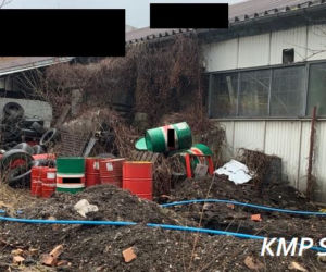 Nielegalne składowisko śmieci