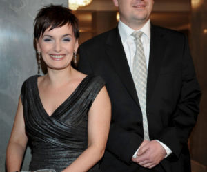 Dorota Gawryluk z mężem