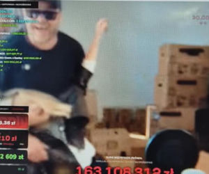 Małgorzata Kożuchowska u Łatwoganga