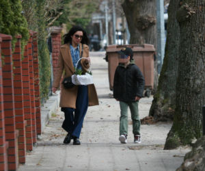 Marta Kaczyńska ze święconką