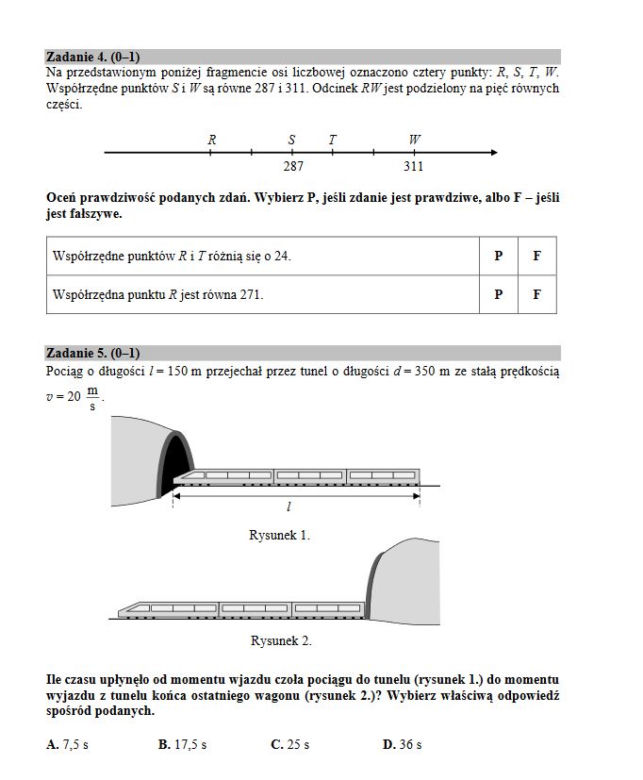 Egzamin ósmoklasisty 2020 matematyka - ARKUSZE CKE, ODPOWIEDZI, ZADANIA