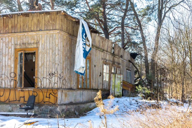 Ruiny domu Wedla w Otwocku