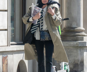 Magdalena Cielecka walczy z wiatrem