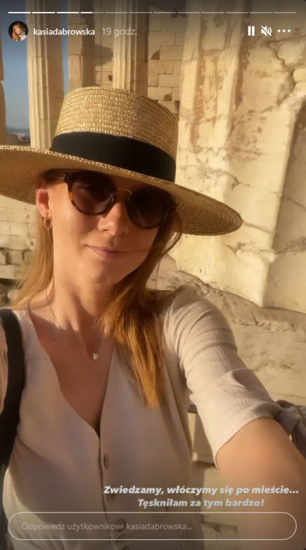 Katarzyna Dąbrowska na bajecznych wakacjach w Grecji