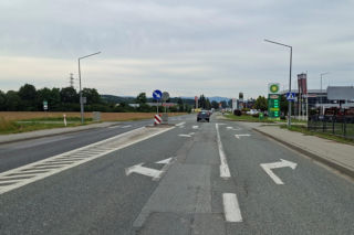 Duże utrudnienia dla kierowców przy wjeździe do Nowego Sącza