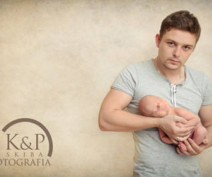 Marek Molak z synem Krzysztofem