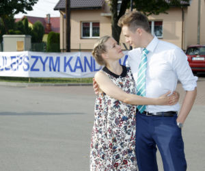 Ranczo 9 sezon. Klaudia (Marta Chodorowska), Fabian Duda (Piotr Ligienza)
