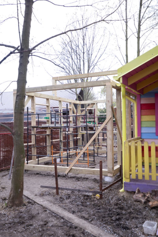 Przemyśl. W  lecznicy budują nowy dom dla małpy [GALERIA]