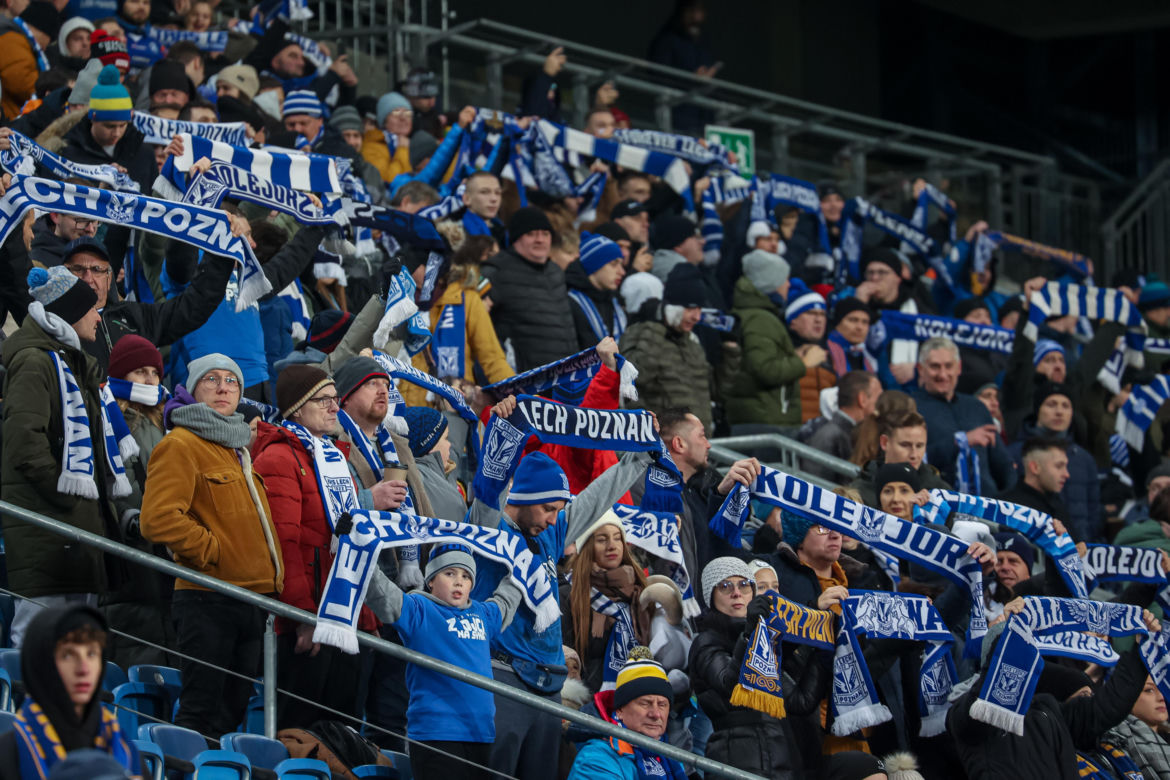 Lech Poznań - GKS Katowice. Kibice na meczu PKO BP Ekstraklasy