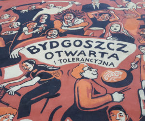 Odsłonięto nowy mural Bydgoszcz otwarta i tolerancyjna