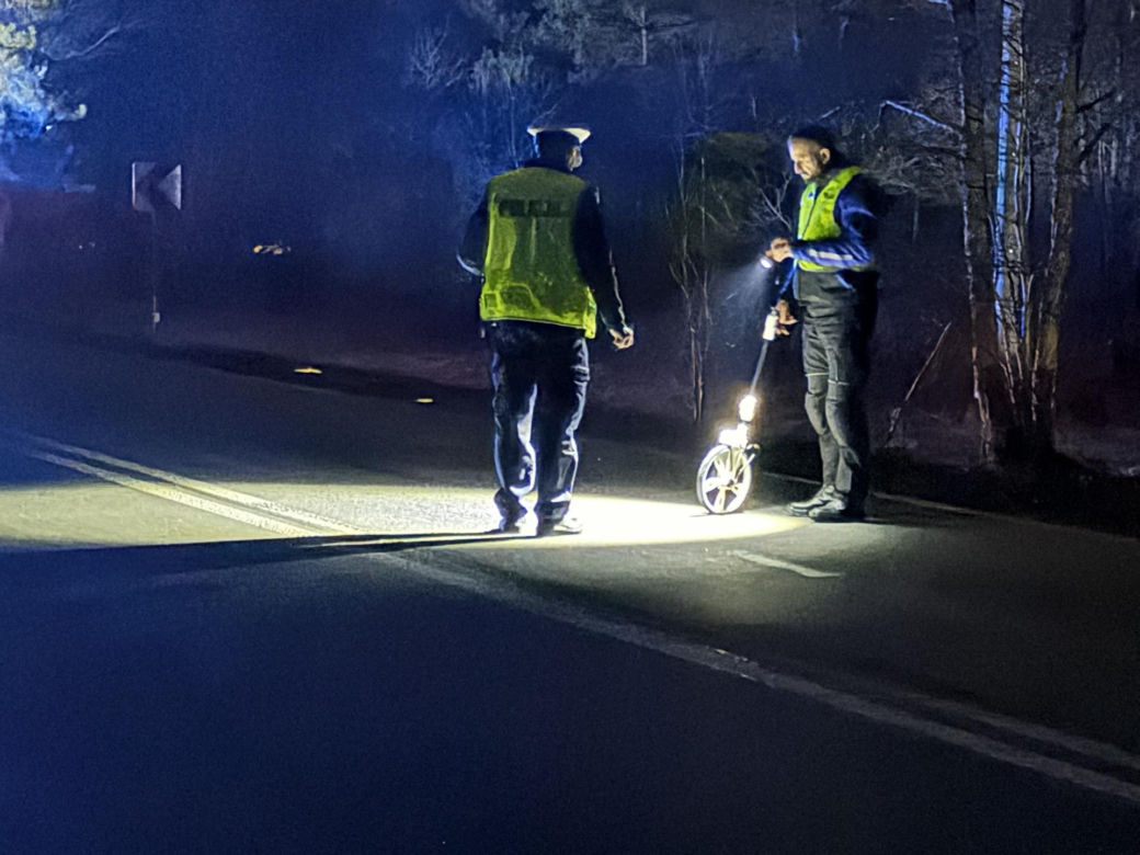 Koszmar na DK 50. 11-latka nie żyje. W auto wbiło się drzewo z ciągnika