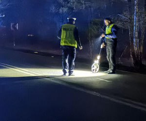 Koszmar na DK 50. 11-latka nie żyje. W auto wbiło się drzewo z ciągnika