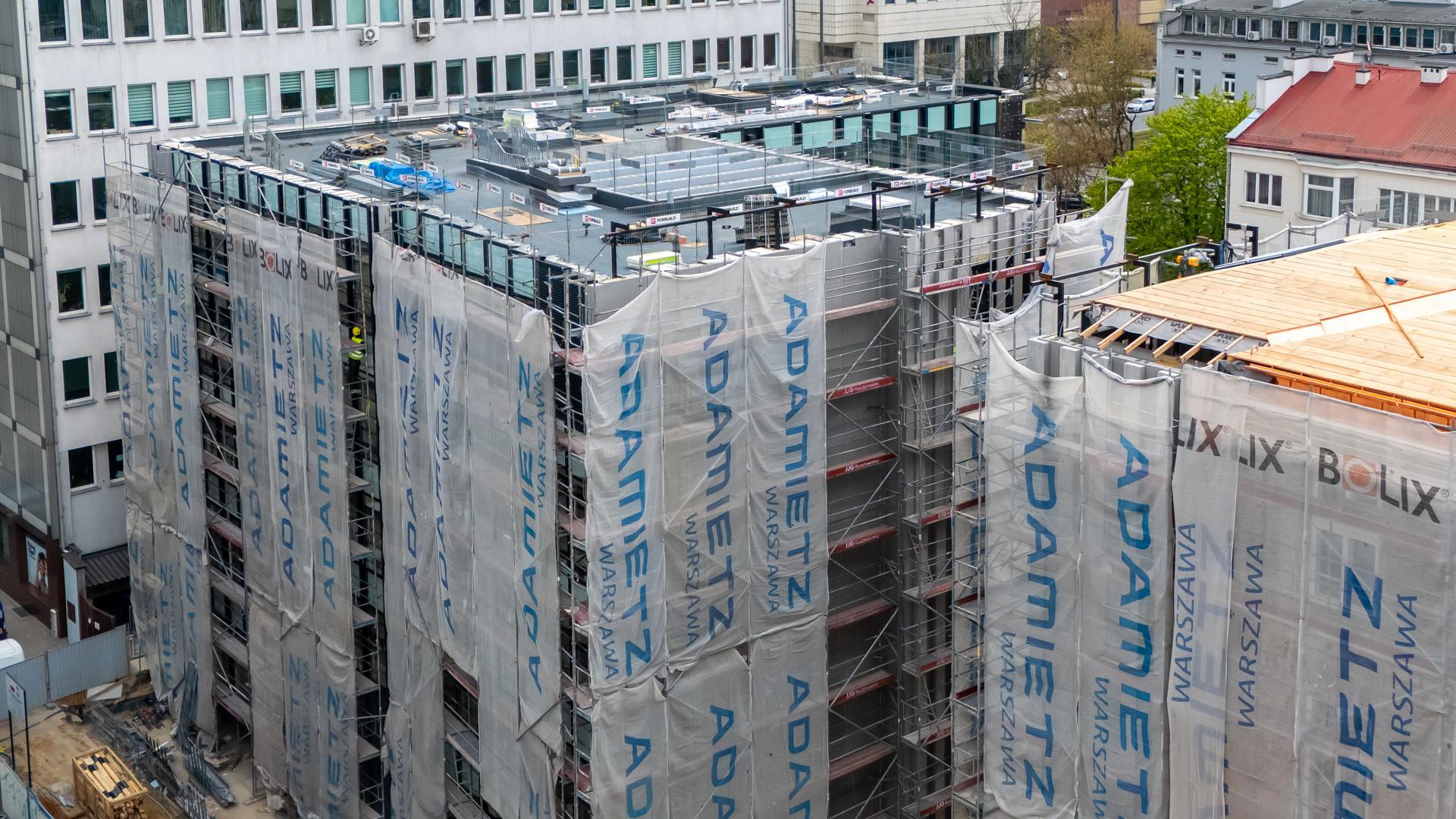 Budowa Muzeum Getta Warszawskiego - kwiecień 2026