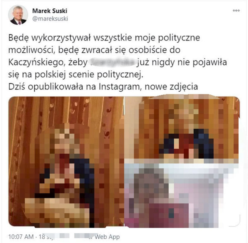 wpis Marka Suskiego na Twitterze