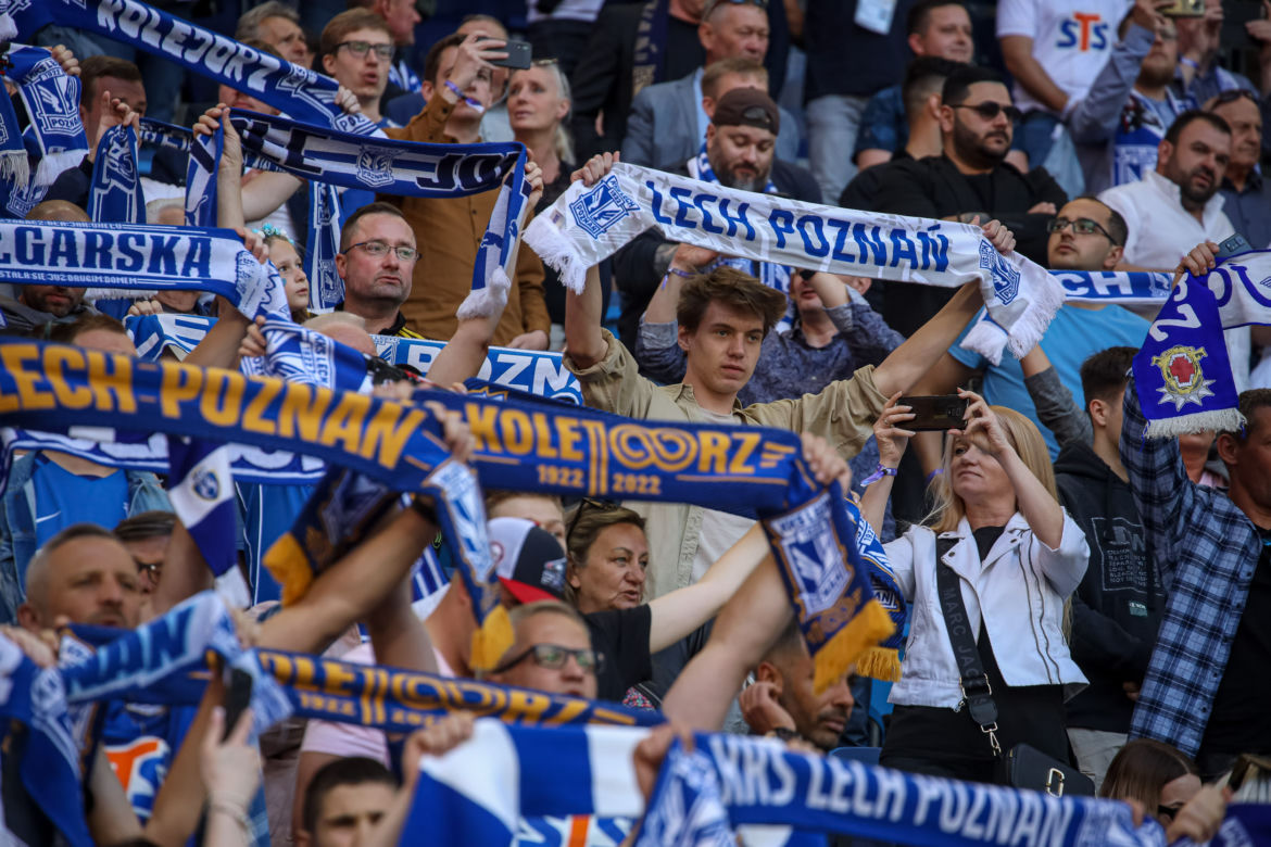 Tak bawili się kibice na meczu Lech Poznań - Jagiellonia Białystok