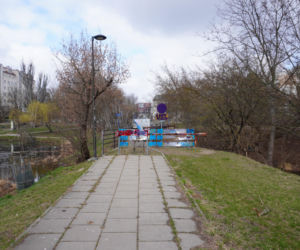 Kładka w Parku Skaryszewskim nieczynna od 2022 roku