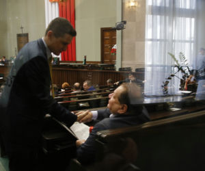 Sejm gratuluje Kaliszowi syna