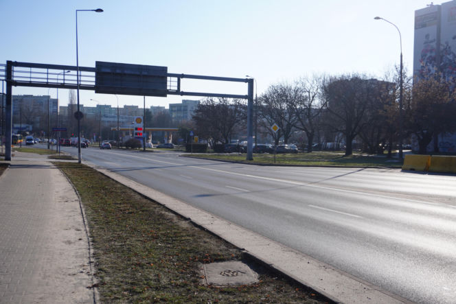 Aleja Wilanowska, którą miałby biec tramwaj