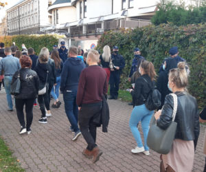 Blokada drogi w Tarnowie - protest