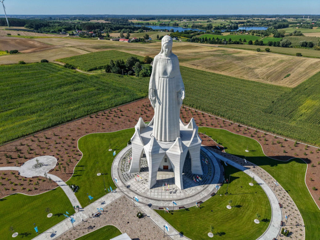 Poświęcenie pomnika Matki Boskiej w Konotopiu