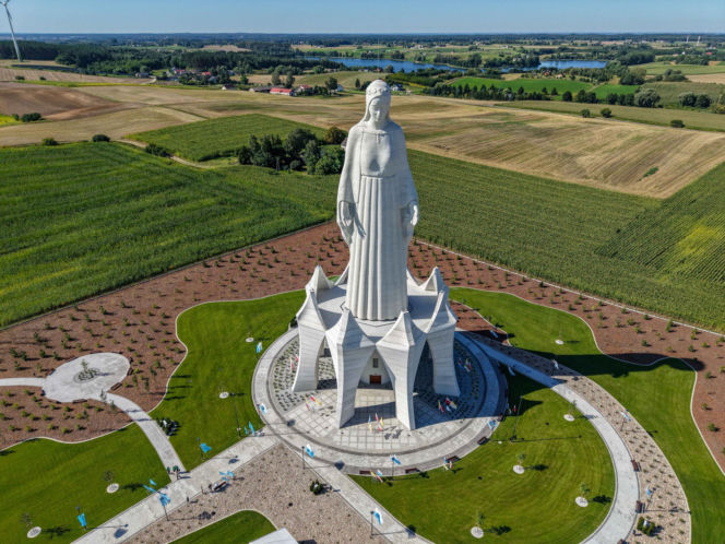 Poświęcenie pomnika Matki Boskiej w Konotopiu