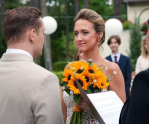 Barwy szczęścia, odcinek 3320. Hubert (Marek Molak),  Asia (Anna Gzyra)