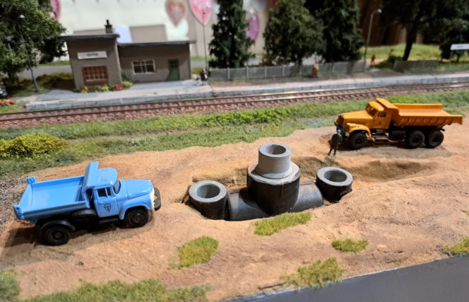 Makieta kolejowa - Krakowski Klub Modelarstwa Kolejowego - DK Tuchów