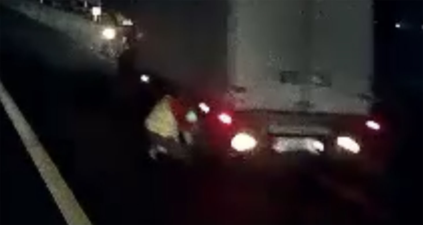 Tir zmiażdżył Michała Leończaka (+25 l.), gdy zmieniał koło w samochodzie