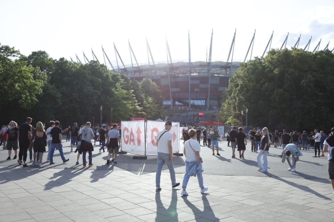 Koncert AC/DC w Warszawie (4.07.2025) - część pierwsza. Organizatorem koncertu jest Live Nation