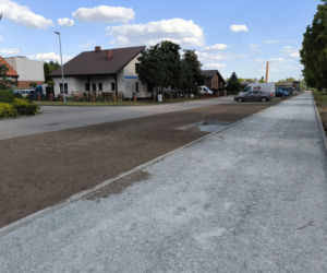 Budowa ścieżki rowerowej na leszczyńskim Gronowie