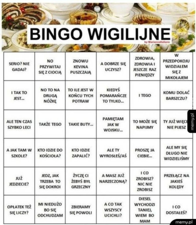 To na pewno usłyszysz przy Wigilijnym stole. Te teksty są kultowe podczas świąt [MEMY]