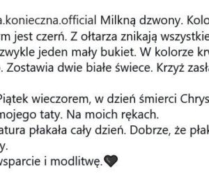 Rozdzierające słowa Koniecznej! Fani nie mogą powstrzymać łez